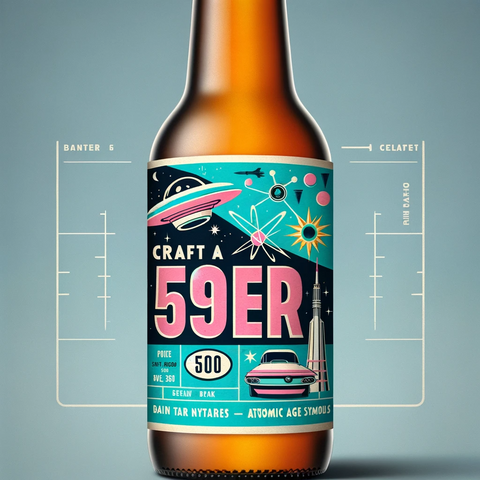 1950 Beer Label