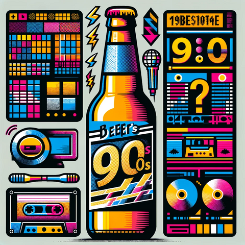 1990 Beer Label