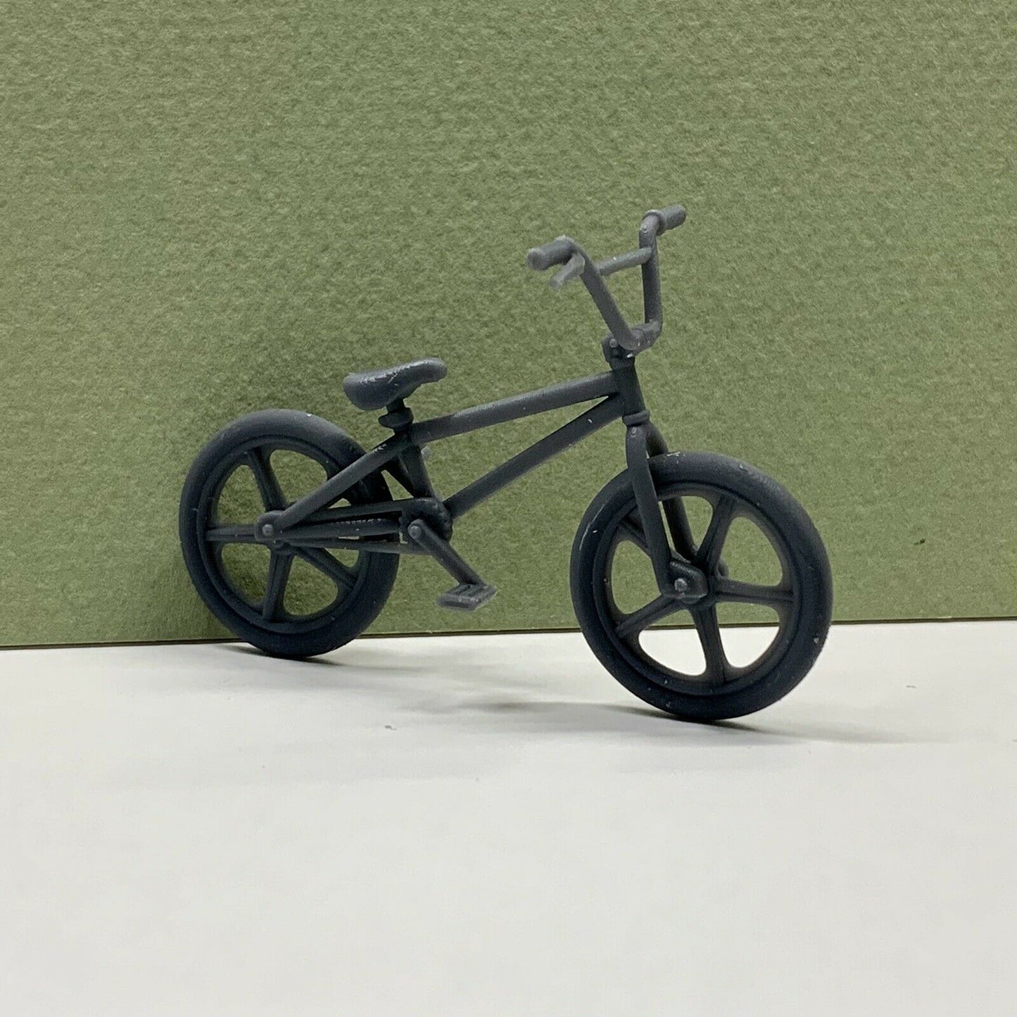Custom BMX Bike Bicycle w/ Moto Mag Wheels for Diorama Display 1/24 1/25