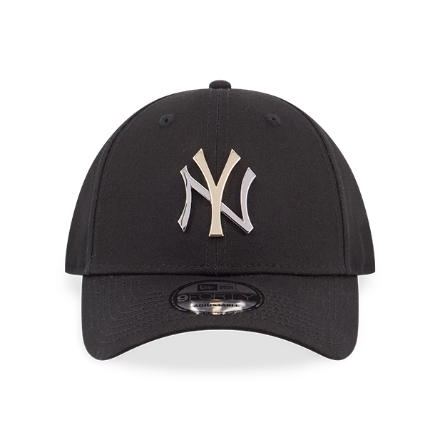 YANKEES 2 TONE METAL NEW YORK YANKEES BLACK 9FORTY CAP
