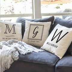 Monogram Throw Pillows