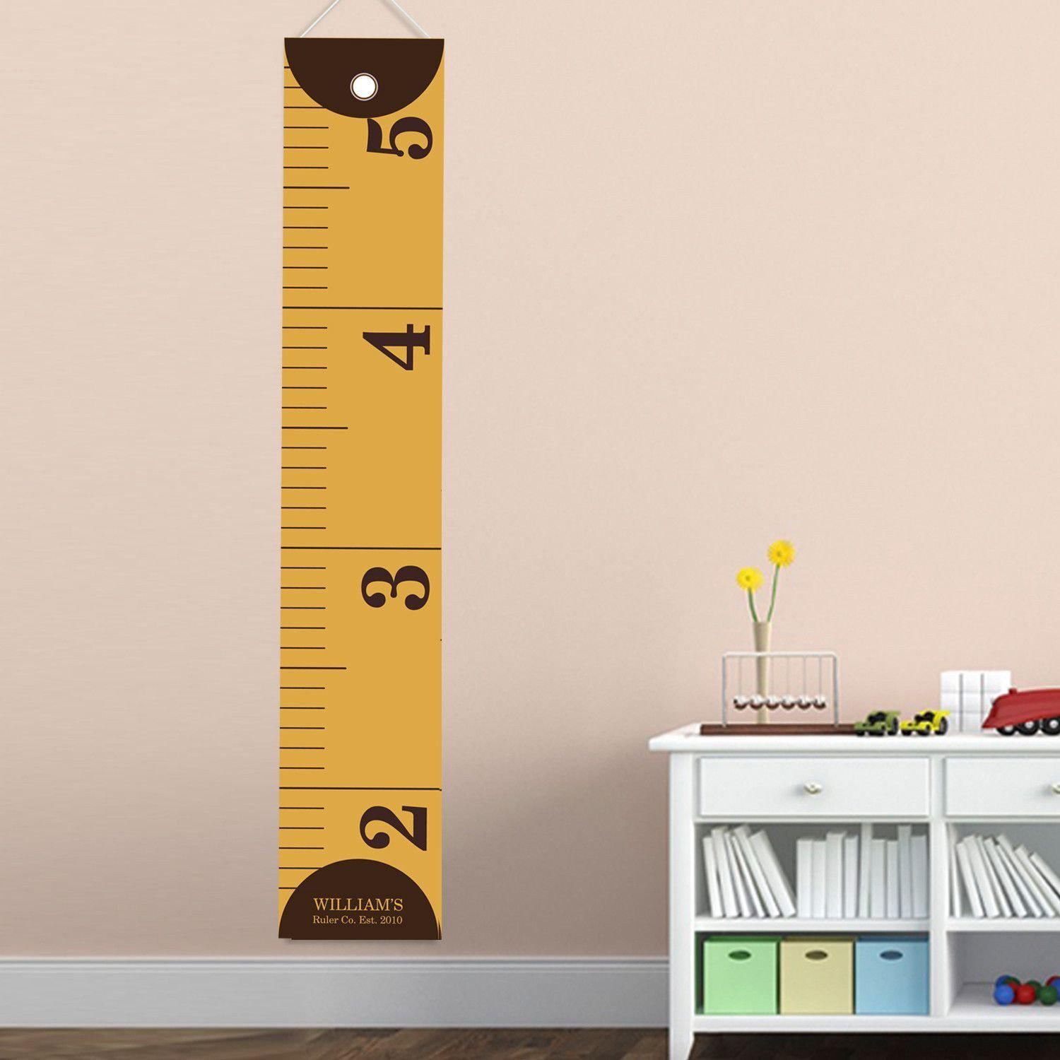 Personalized Ruler Growth Chart for Boys - Ruler Height Chart