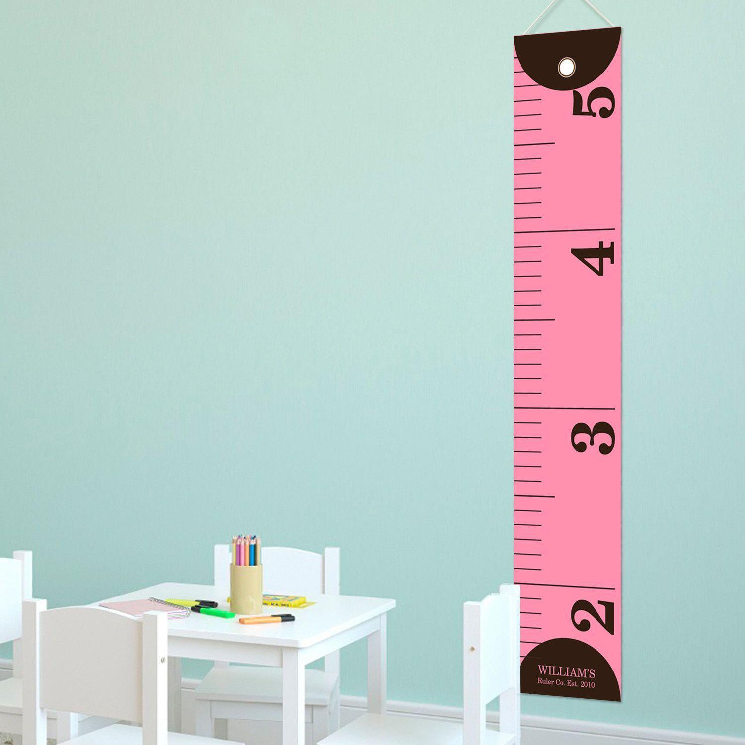 Personalized Ruler Growth Chart for Girls - Height Chart for Girls