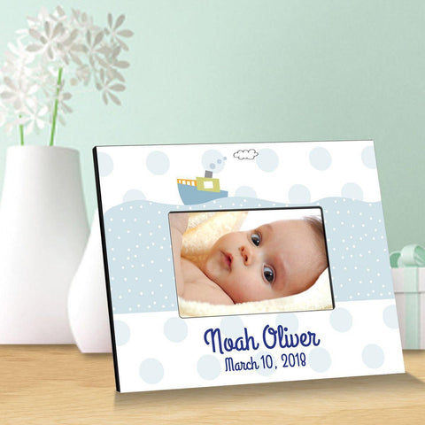 Buy Personalized Children's Picture Frames - Tug Boat