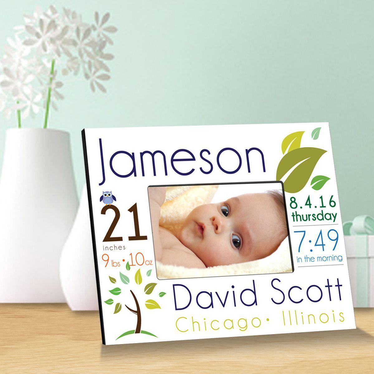 Personalized Baby Announcement Picture Frame
