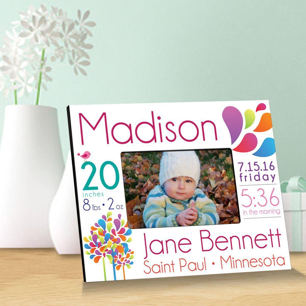 Personalized Baby Announcement Picture Frame
