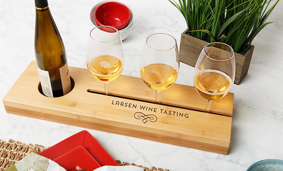 Image of Personalized Wine Serving Tray