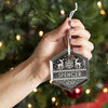 Buy Personalized Hexagon-Shaped Mirror Ornaments