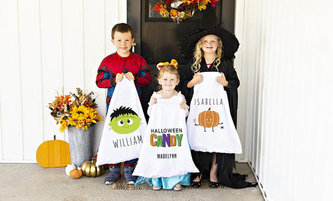Buy Personalized Halloween Pillowcase Trick-or-Treat Bags