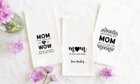 Buy Personalized Tea Towels for Mom