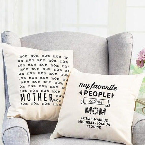 Buy Personalized Throw Pillow Covers for an Awesome Mom