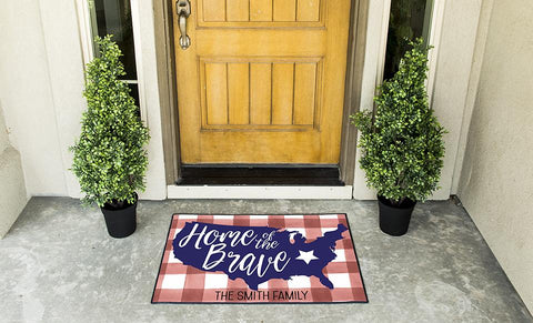 Buy Personalized Patriotic Doormats