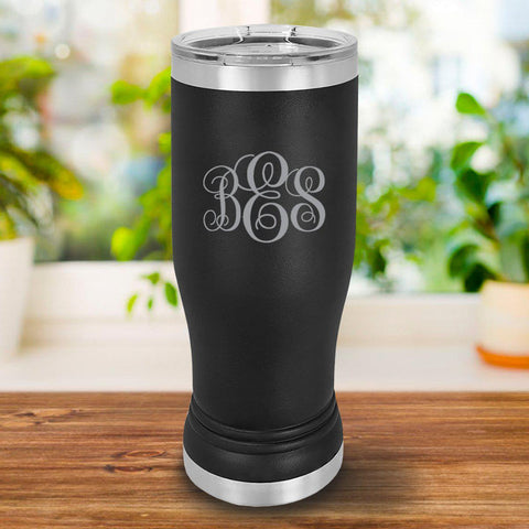 Buy Personalized Black Insulated Pilsner 20oz.