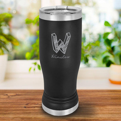 Buy Personalized Black Insulated Pilsner 20oz.