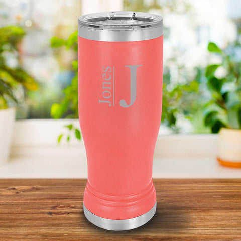 Buy Personalized 20oz. Coral Insulated Pilsner