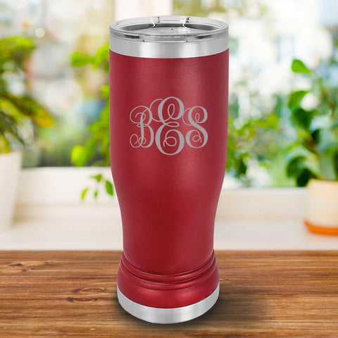 Buy Personalized 20oz. Maroon Insulated Pilsner
