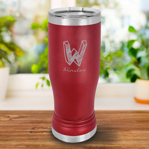 Buy Personalized 20oz. Maroon Insulated Pilsner