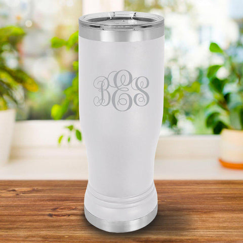 Buy Personalized 20oz. White Insulated Pilsner