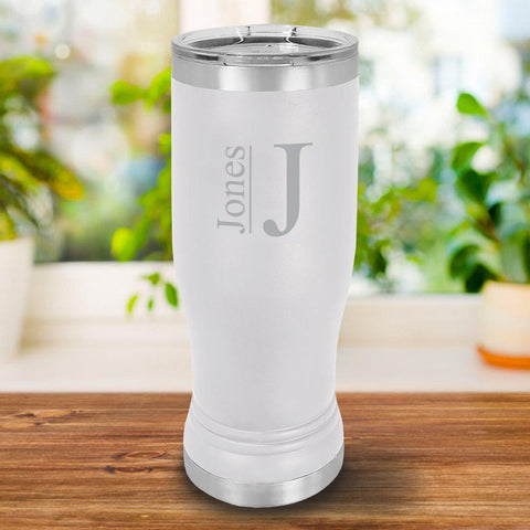 Buy Personalized 20oz. White Insulated Pilsner