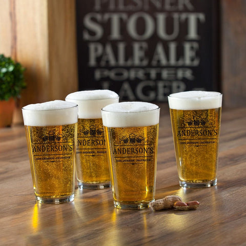 Buy Personalized Pub Glass Set - Set of 4