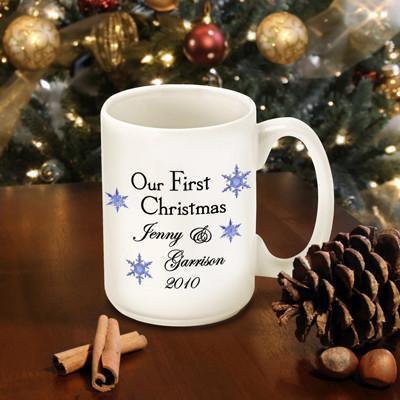 Buy Personalized Our First Christmas Coffee Mug