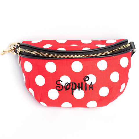 Buy Personalized Polka Dot Fanny Packs