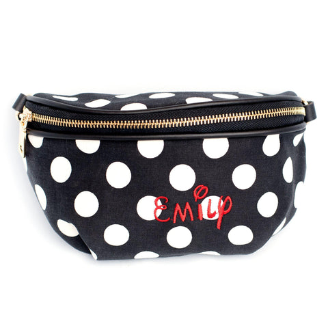 Buy Personalized Polka Dot Fanny Packs