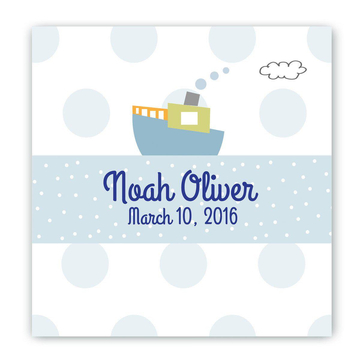 Personalized Baby Nursery Canvas Signs