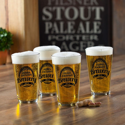 Buy Personalized Pub Glass Set - Set of 4