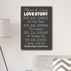 Buy Personalized Best Days of Our Lives Canvas Print