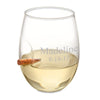 Buy Personalized Bullet Wine Glass Stemless