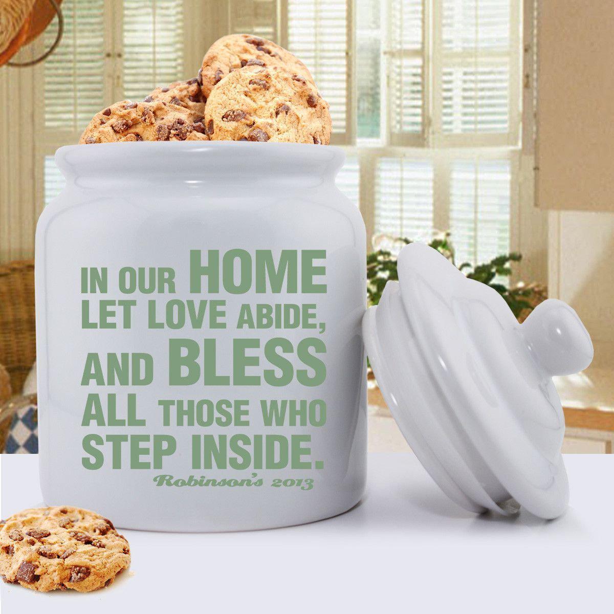 Personalized Antique Style Prayer Cookie Jar