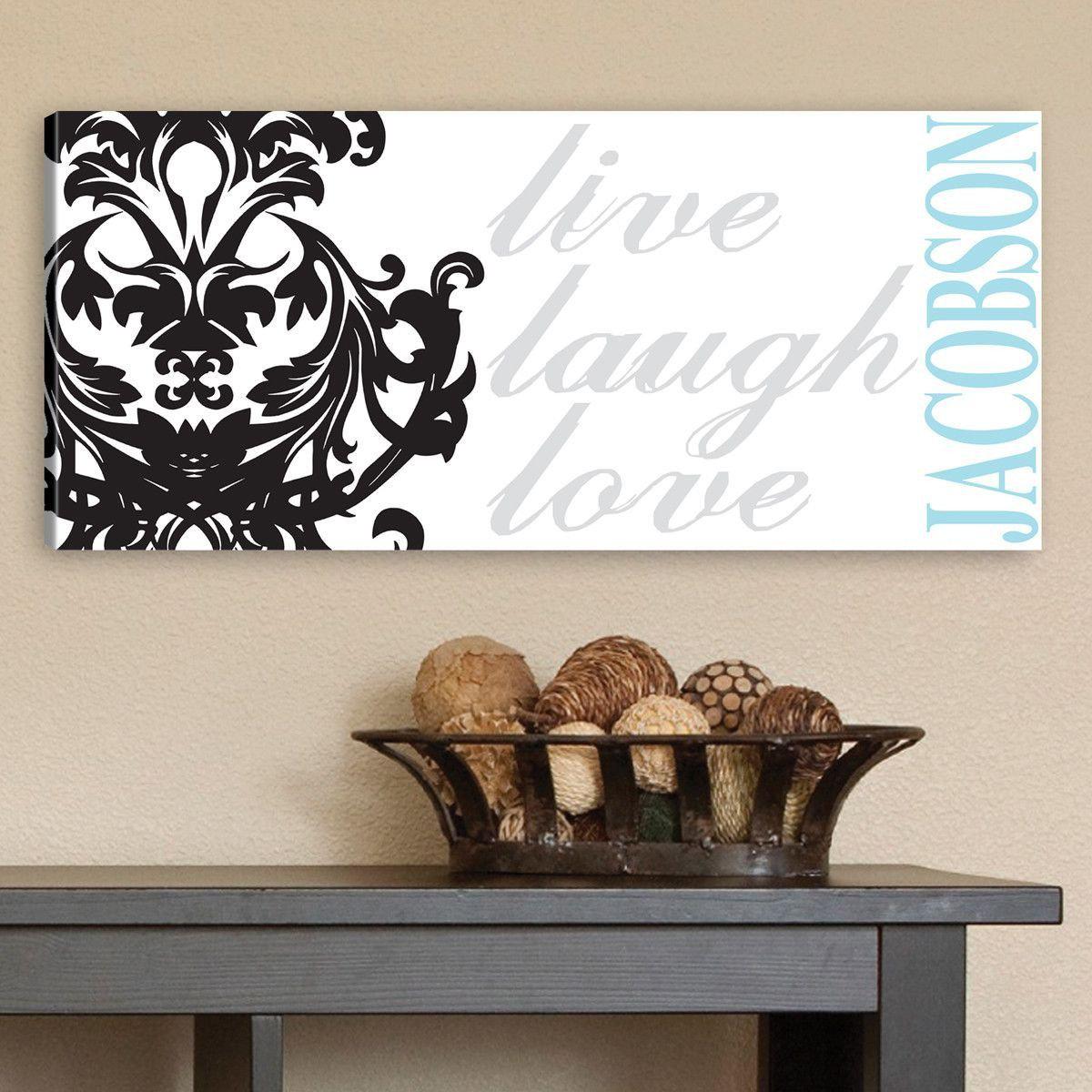Personalized Canvas Sign - Elegant Family Inspiration