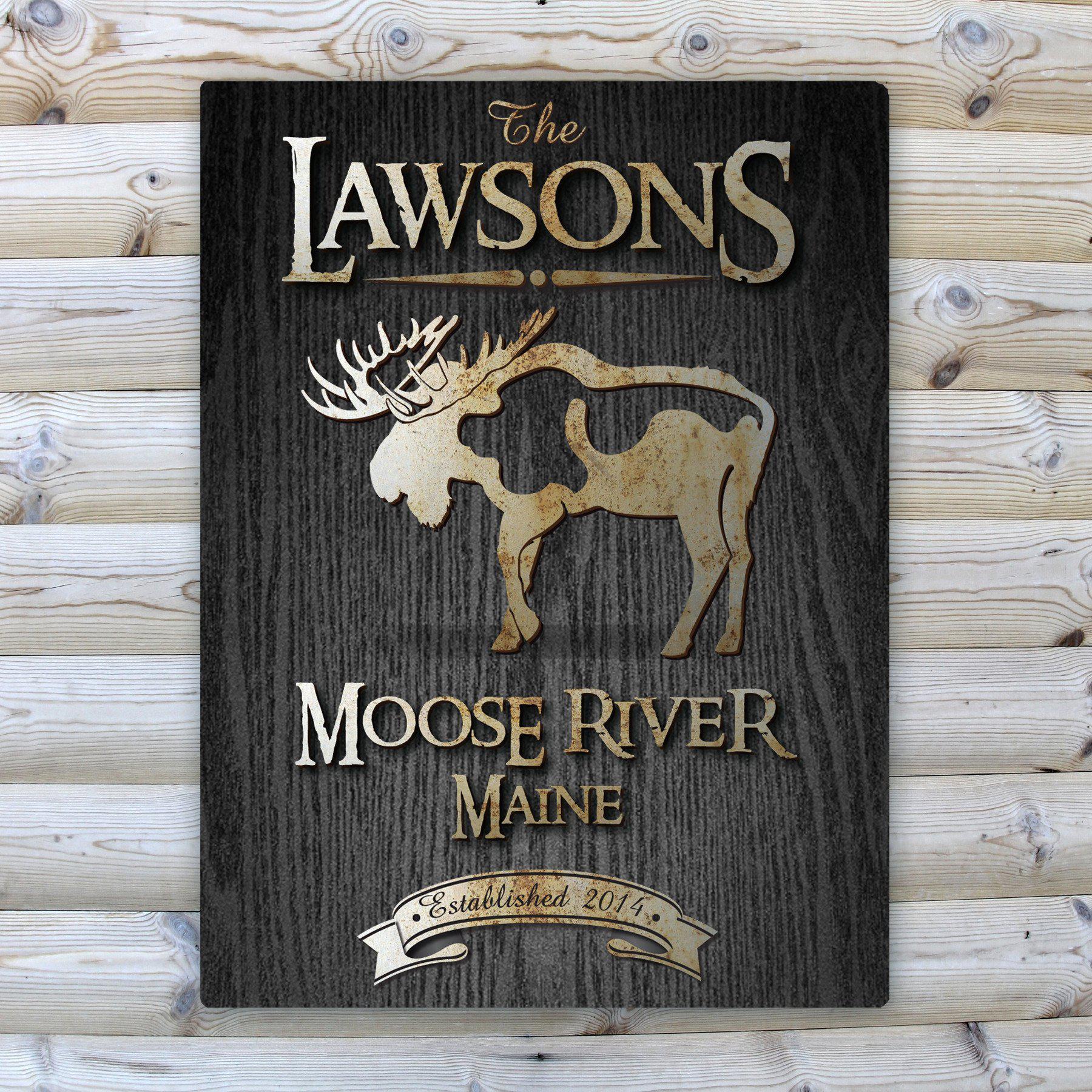 Personalized Canvas Sign - Welcome to the Lake