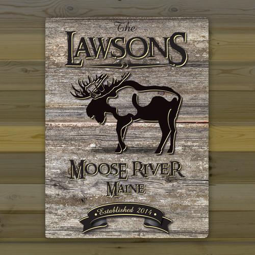 Personalized Canvas Sign - Welcome to the Lake