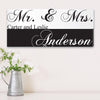 Buy Personalized Mr. & Mrs. Canvas Print