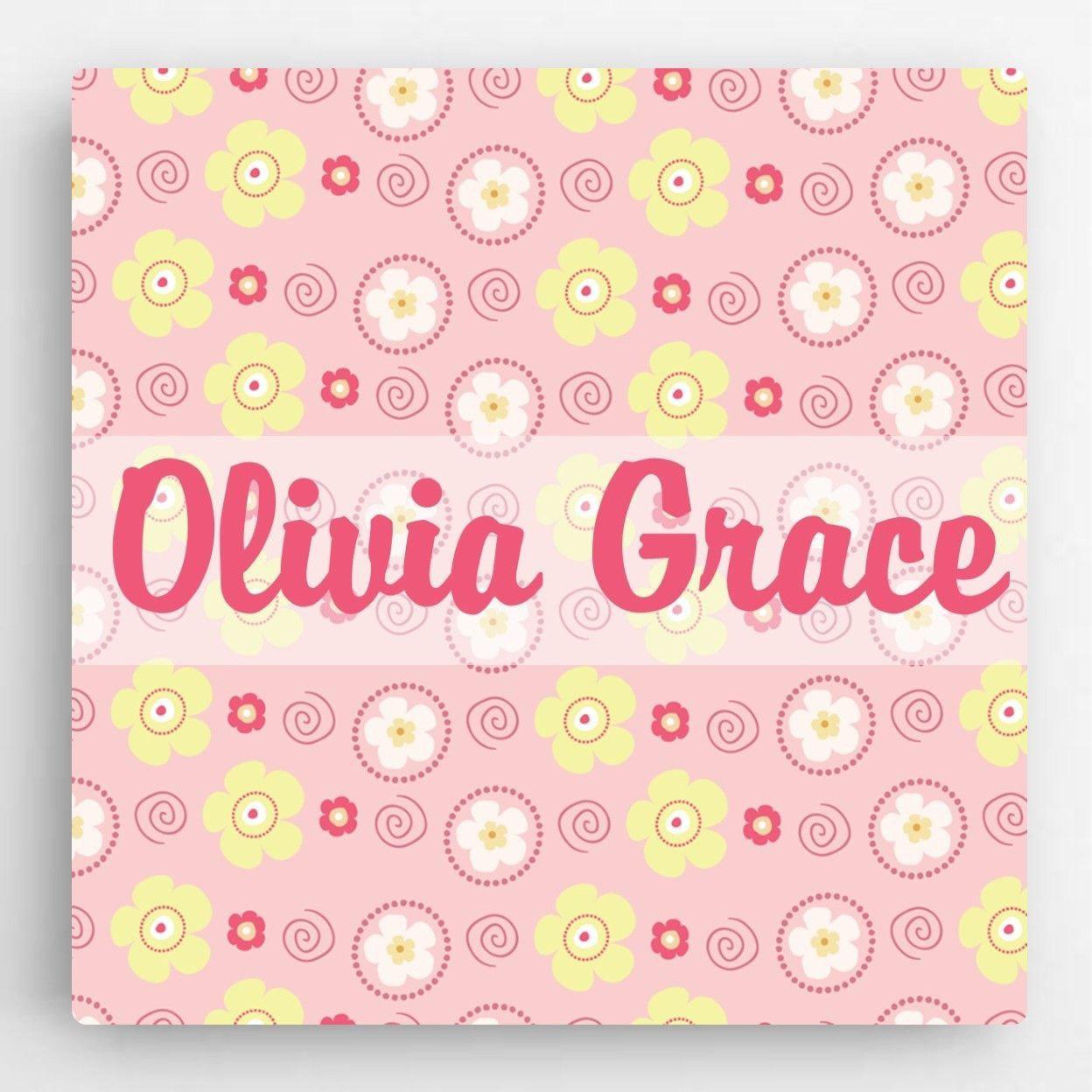 Personalized Pattern Girl Canvas Sign
