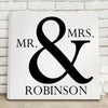 Buy Personalized Mr & Mrs Canvas Print - 2 Colors