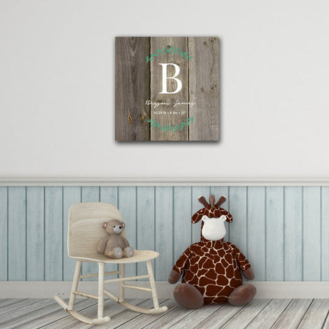 Buy Personalized Baby Monogram Vine 18