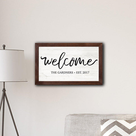 Buy Personalized Framed Welcome Farmhouse 14