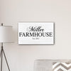 Buy Personalized Family Name Farmhouse Canvas Print - 14" x 24"