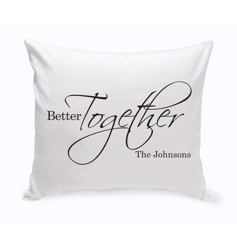 Buy Personalized Better Together Throw Pillow (Insert Included)