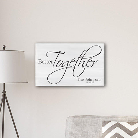 Buy Personalized Better Together Farmhouse Sign 14