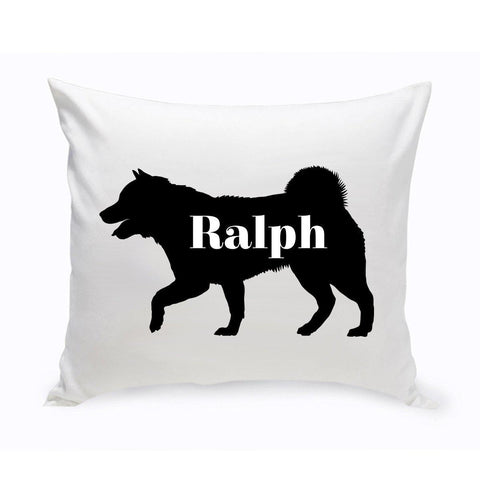 Buy Personalized Dog Throw Pillow - Dog Silhouette (Insert Included)