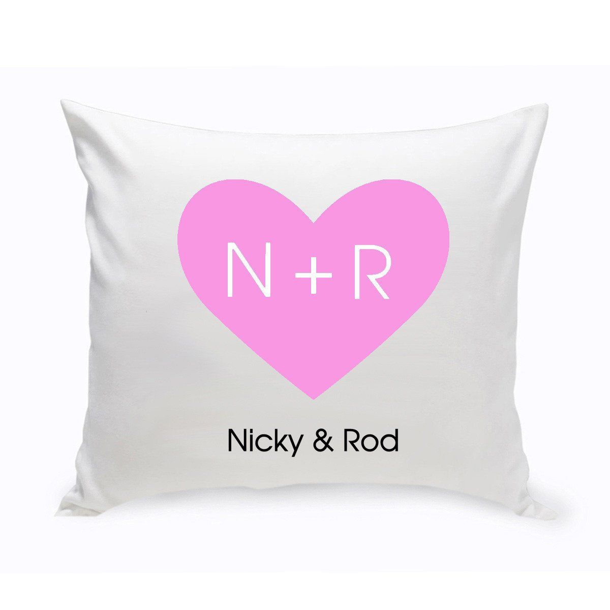 Personalized Couples Unity Throw Pillow