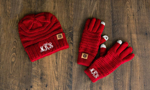 Buy Personalized Beanie and Glove Bundle