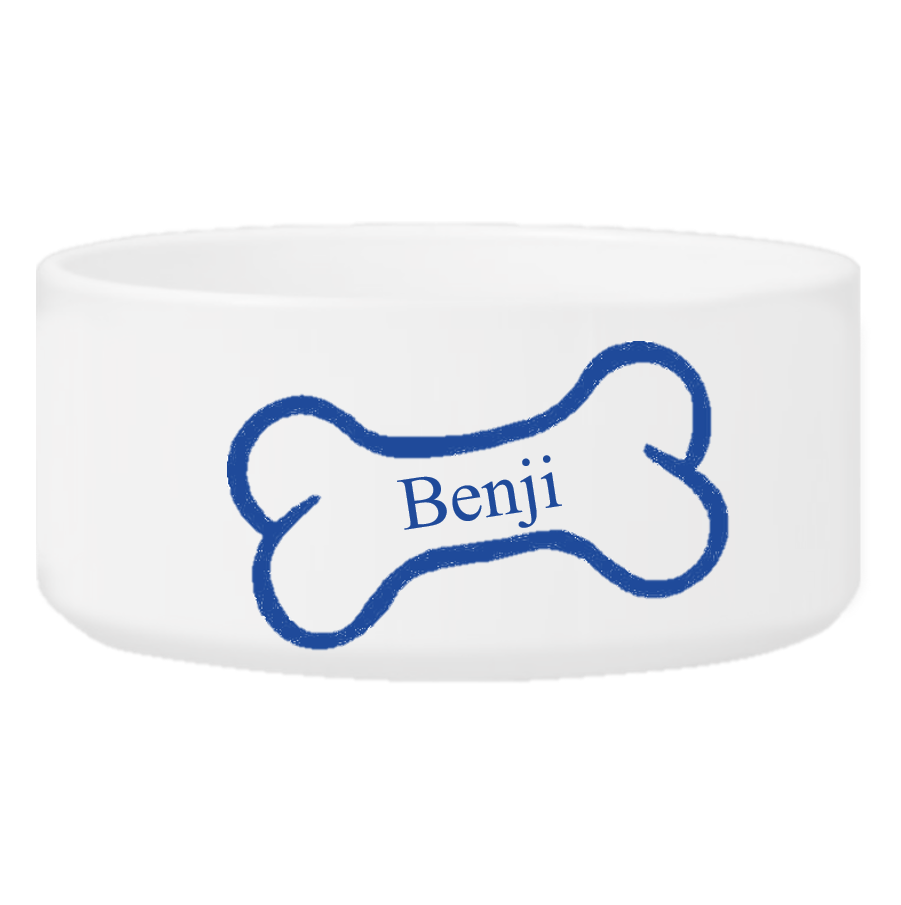 Personalized Large Dog Bowl - Bright Treats