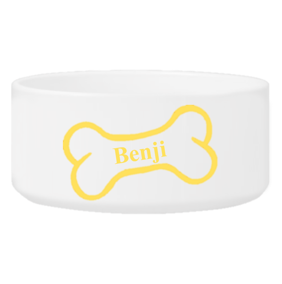 Personalized Large Dog Bowl - Bright Treats