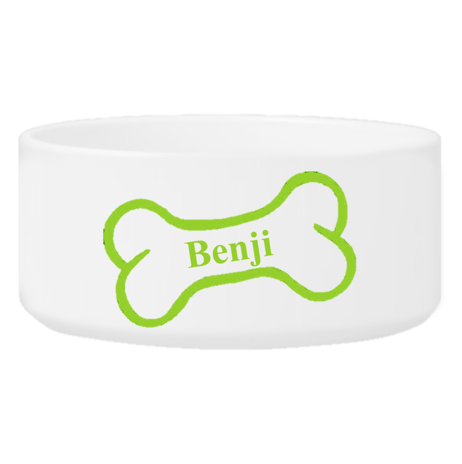 Personalized Small Dog Bowl - Bright Treats