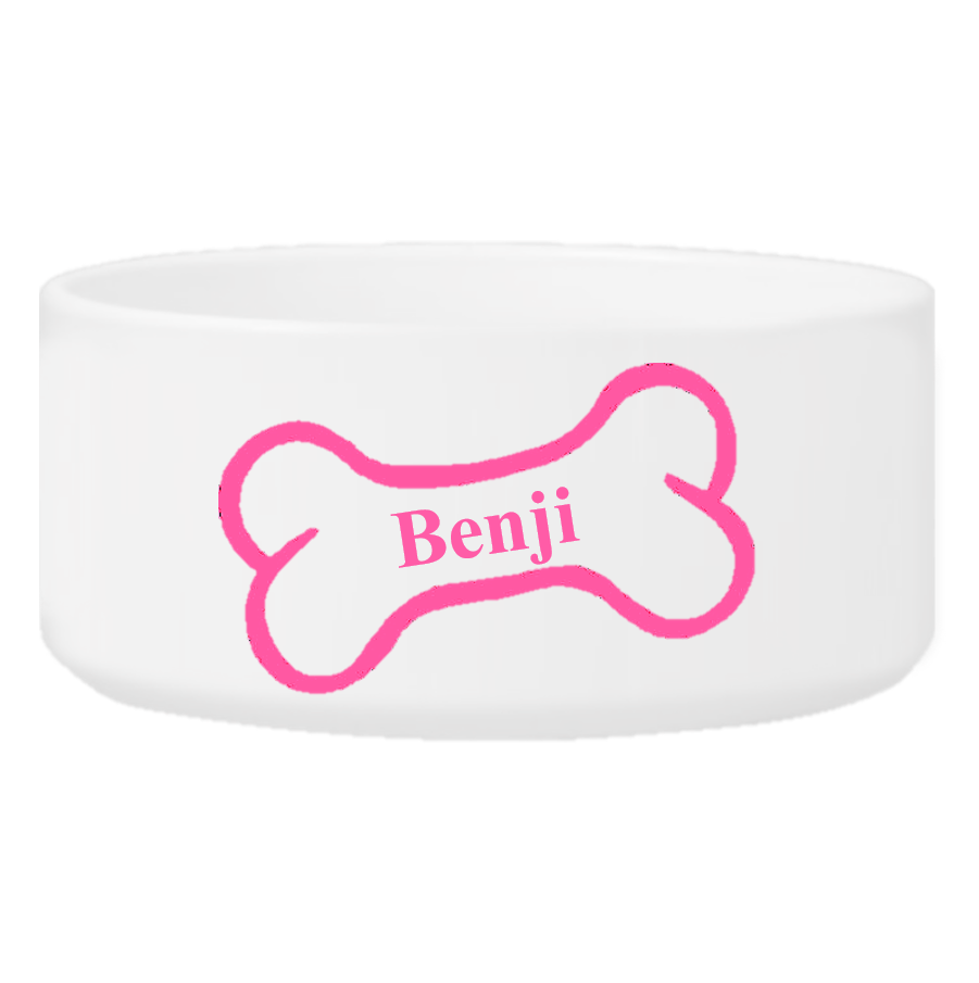 Personalized Large Dog Bowl - Bright Treats